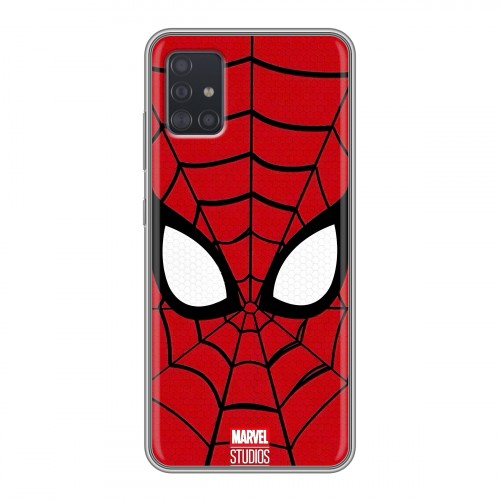 Дизайнерский силиконовый чехол для Samsung Galaxy A51 человек паук spiderman