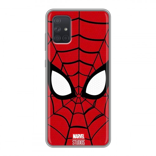 Дизайнерский силиконовый чехол для Samsung Galaxy A71 человек паук spiderman