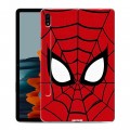 Дизайнерский силиконовый чехол для Samsung Galaxy Tab S7 человек паук spiderman