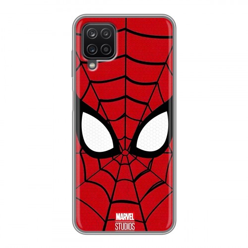 Дизайнерский силиконовый чехол для Samsung Galaxy A12 человек паук spiderman