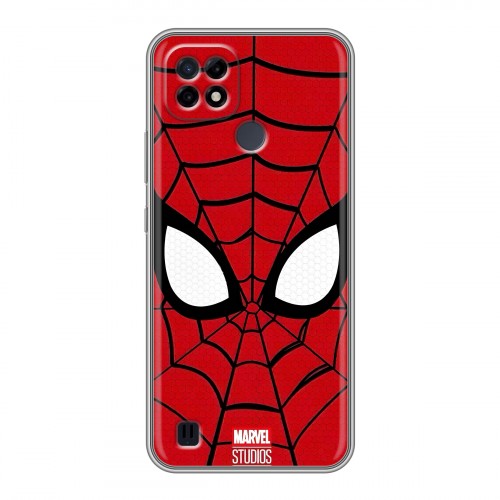 Дизайнерский силиконовый чехол для Realme C21 человек паук spiderman