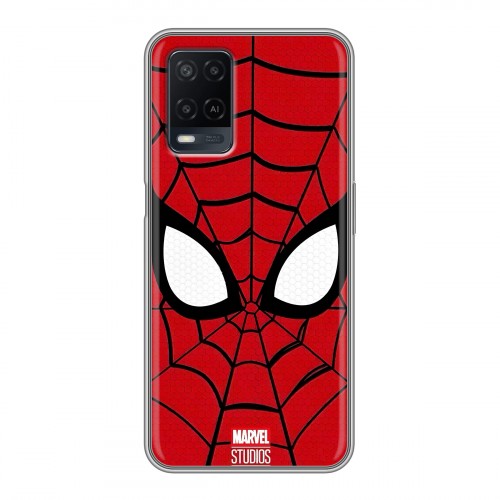Дизайнерский силиконовый чехол для OPPO A54 человек паук spiderman