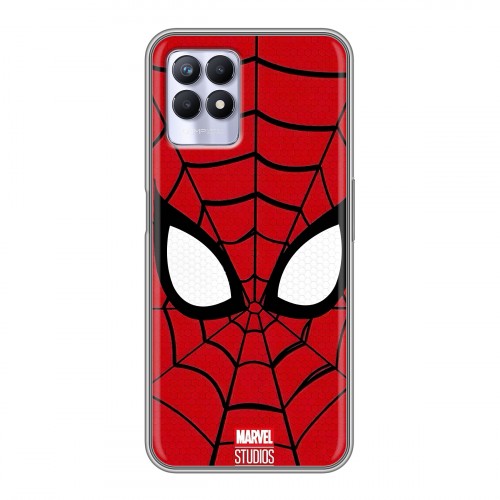 Дизайнерский силиконовый чехол для Realme 8i человек паук spiderman