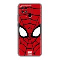 Дизайнерский силиконовый с усиленными углами чехол для Xiaomi Redmi 10C человек паук spiderman
