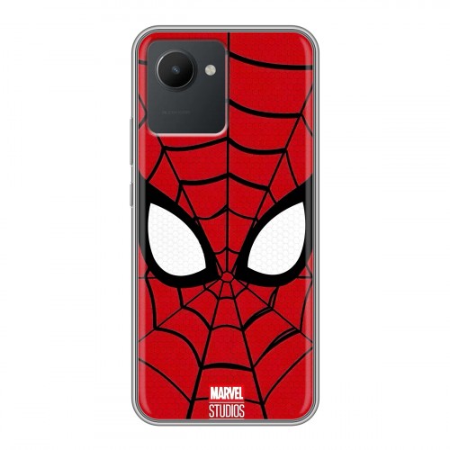 Дизайнерский силиконовый чехол для Realme C30 человек паук spiderman