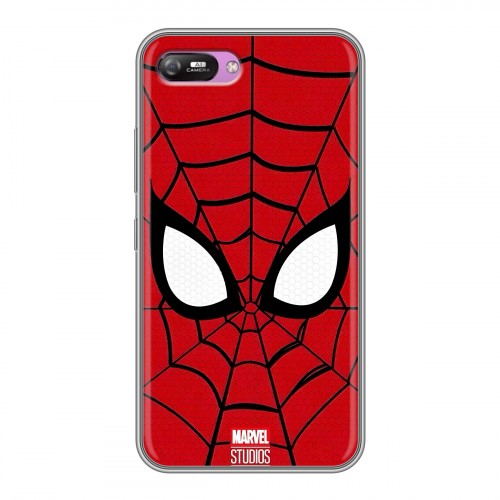 Дизайнерский силиконовый с усиленными углами чехол для Itel A25 человек паук spiderman