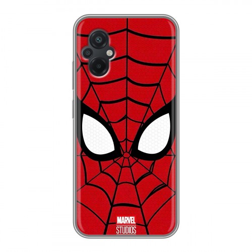 Дизайнерский силиконовый чехол для Xiaomi Poco M5 человек паук spiderman