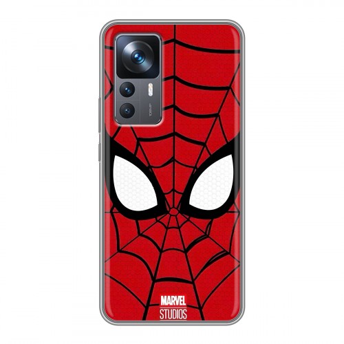 Дизайнерский силиконовый чехол для Xiaomi 12T человек паук spiderman