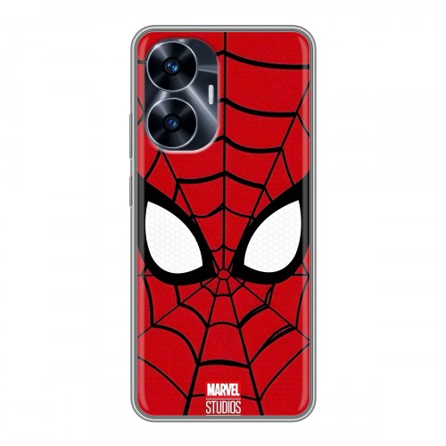 Дизайнерский силиконовый чехол для Realme C55 человек паук spiderman