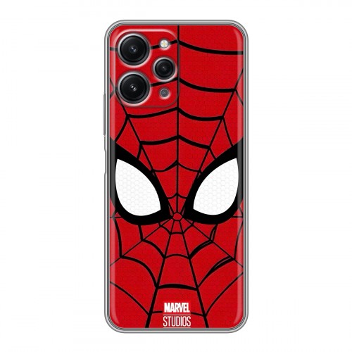 Дизайнерский силиконовый чехол для Xiaomi RedMi 12 человек паук spiderman
