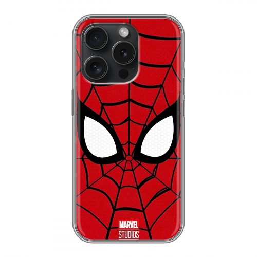 Дизайнерский силиконовый чехол для Iphone 15 Pro человек паук spiderman