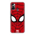 Дизайнерский силиконовый чехол для Tecno Spark 7 человек паук spiderman