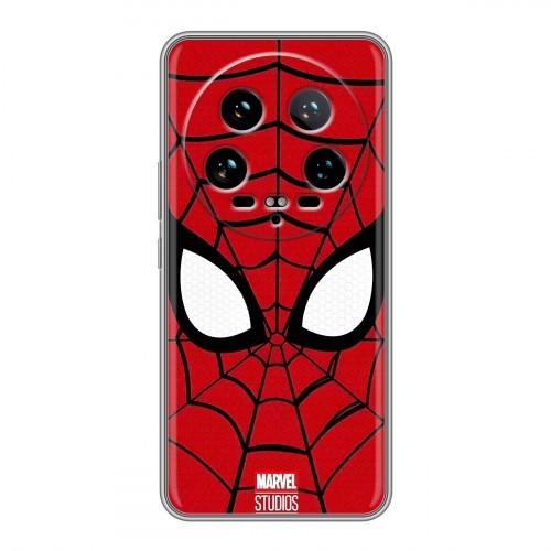 Дизайнерский силиконовый чехол для Xiaomi 14 Ultra человек паук spiderman