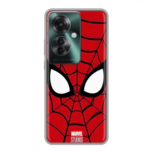 Дизайнерский силиконовый чехол для Oppo Reno 11F человек паук spiderman