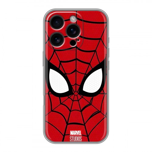 Дизайнерский силиконовый чехол для Iphone 16 Pro человек паук spiderman