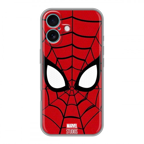 Дизайнерский силиконовый чехол для Iphone 16 Plus человек паук spiderman
