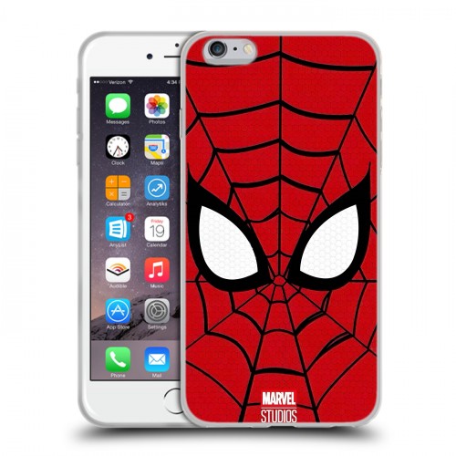 Дизайнерский силиконовый чехол для Iphone 6 Plus/6s Plus человек паук spiderman