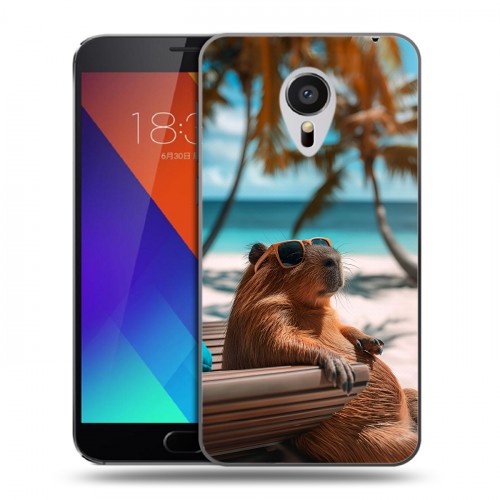 Дизайнерский пластиковый чехол для Meizu MX5 Капибара
