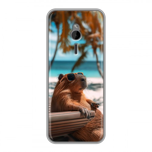 Дизайнерский силиконовый чехол для Nokia 230 Капибара