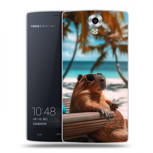 Дизайнерский силиконовый чехол для Homtom HT7 Капибара