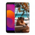 Дизайнерский силиконовый чехол для Huawei Honor 9S Капибара
