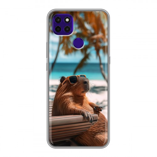 Дизайнерский силиконовый чехол для Lenovo K12 Pro Капибара