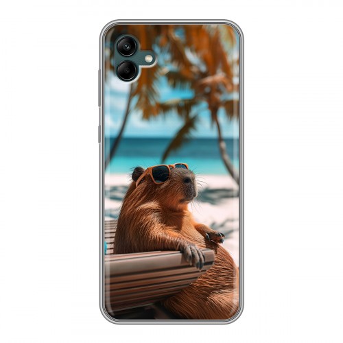 Дизайнерский силиконовый чехол для Samsung Galaxy A04 Капибара