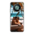 Дизайнерский силиконовый чехол для Huawei Nova Y90 Капибара