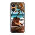 Дизайнерский силиконовый чехол для OPPO Reno8 T Капибара