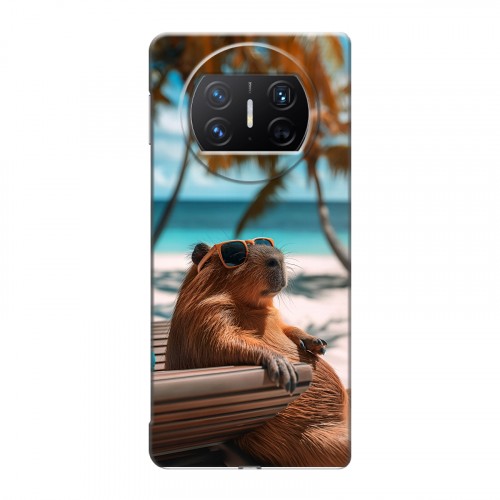 Дизайнерский пластиковый чехол для Huawei Mate X3 Капибара