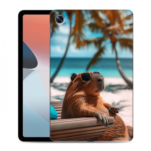 Дизайнерский силиконовый чехол для OPPO Pad Air Капибара