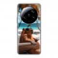Дизайнерский силиконовый чехол для Xiaomi 13 Ultra Капибара