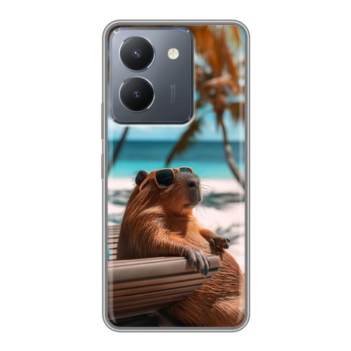 Дизайнерский силиконовый чехол для Vivo Y36 Капибара
