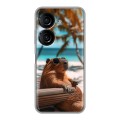 Дизайнерский силиконовый чехол для ASUS ZenFone 9 Капибара