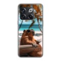 Дизайнерский силиконовый чехол для OnePlus 10T Капибара