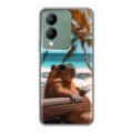 Дизайнерский силиконовый чехол для Vivo Y17s Капибара
