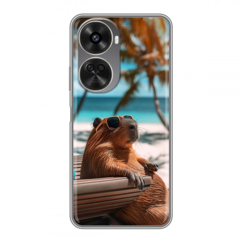 Дизайнерский силиконовый чехол для Huawei Nova 11 SE Капибара