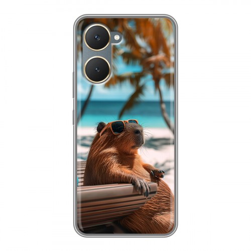 Дизайнерский силиконовый чехол для Vivo Y03 Капибара