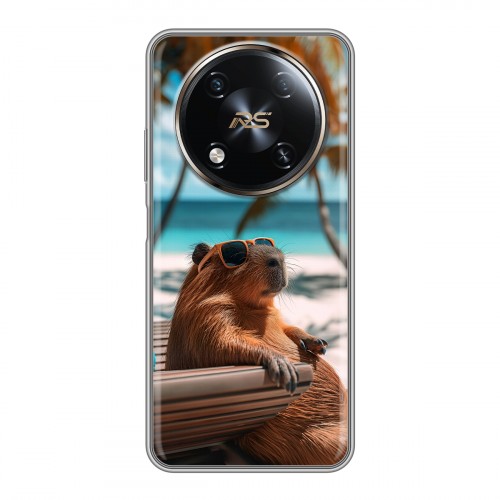 Дизайнерский силиконовый чехол для Itel RS4 Капибара