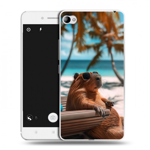 Дизайнерский пластиковый чехол для Lenovo S90 Капибара