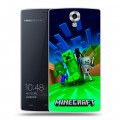 Дизайнерский силиконовый чехол для Homtom HT7 Майнкрафт