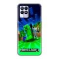 Дизайнерский силиконовый чехол для Realme 8i Майнкрафт
