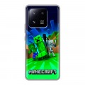 Дизайнерский силиконовый чехол для Xiaomi 13 Pro Майнкрафт