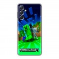 Дизайнерский силиконовый чехол для Samsung Galaxy M54 Майнкрафт