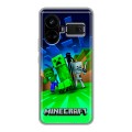 Дизайнерский силиконовый чехол для Realme GT5 Майнкрафт
