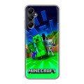 Дизайнерский силиконовый чехол для Samsung Galaxy A05s Майнкрафт
