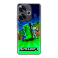 Дизайнерский силиконовый чехол для Xiaomi Redmi Turbo 3 Майнкрафт