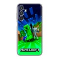 Дизайнерский силиконовый чехол для Samsung Galaxy M35 Майнкрафт
