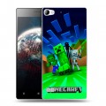 Дизайнерский пластиковый чехол для Lenovo Vibe X2 Майнкрафт