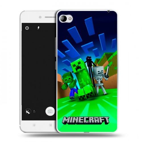 Дизайнерский пластиковый чехол для Lenovo S90 Майнкрафт